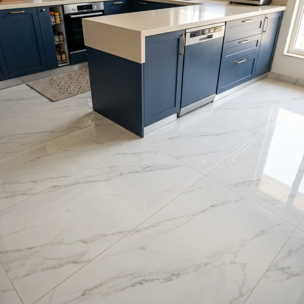 Kitchen Floor Tiles Guide India: Anti-Slip Ratings, Materials & What to Avoid